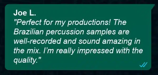 Brazilian Percussion Feedbacks